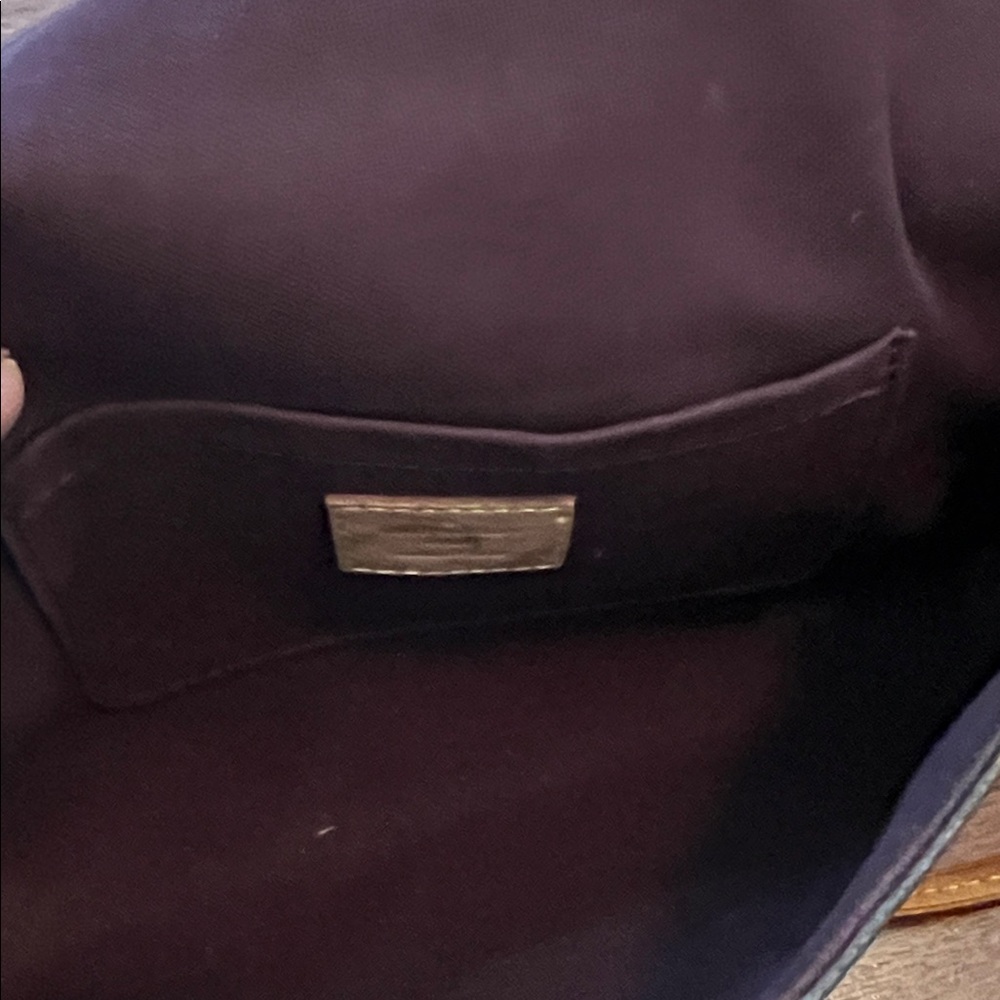 3016  MonogramCrossbody Bag with Gold Chain - Picture 8 of 10